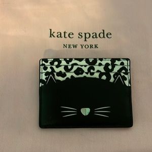 New Kate Spade cat card holder w/o tags and packaging.